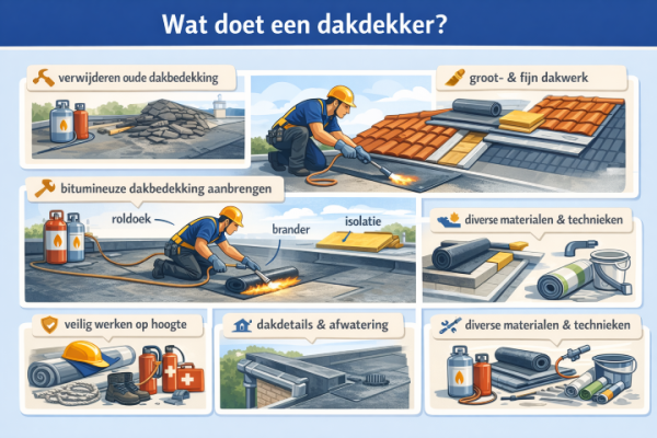 Wat doet een dakdekker